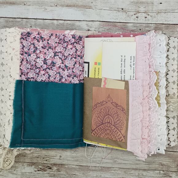 Pink Embellished Junk Journal: Flowers, Birds and Butterflies (Lifetime) - Picture 4 of 16